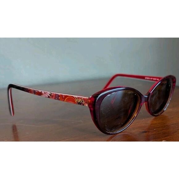 Emilio Pucci Sunglasses EP 5031-3 071 52-15-140 Cat Eye Red Printed Frames Women main image 6
